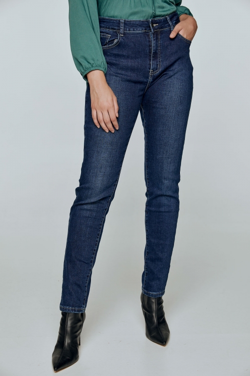 Τζιν σκουρόχρωμο ελαστικό- new collection-6970