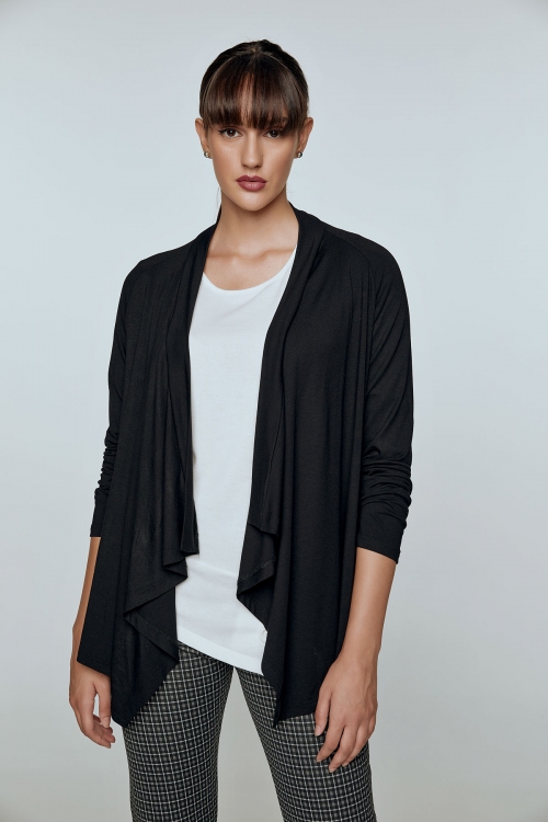 Ζακέτα  ασύμμετρη-2237B