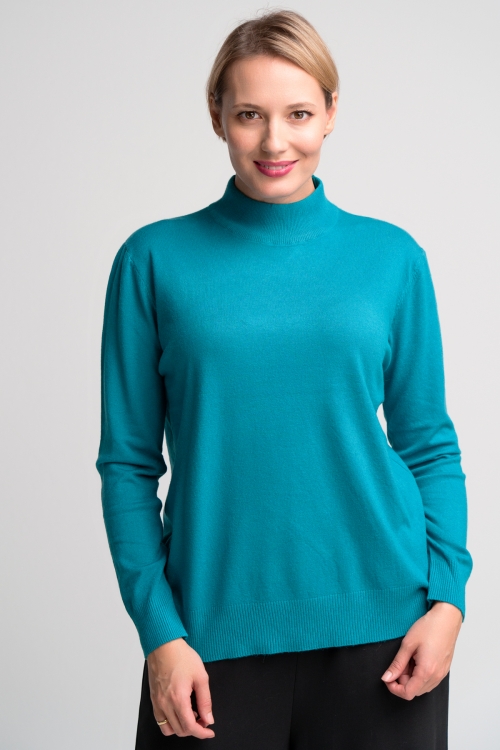 Πουλόβερ με χαμηλό ζιβάγκο plus size-678B