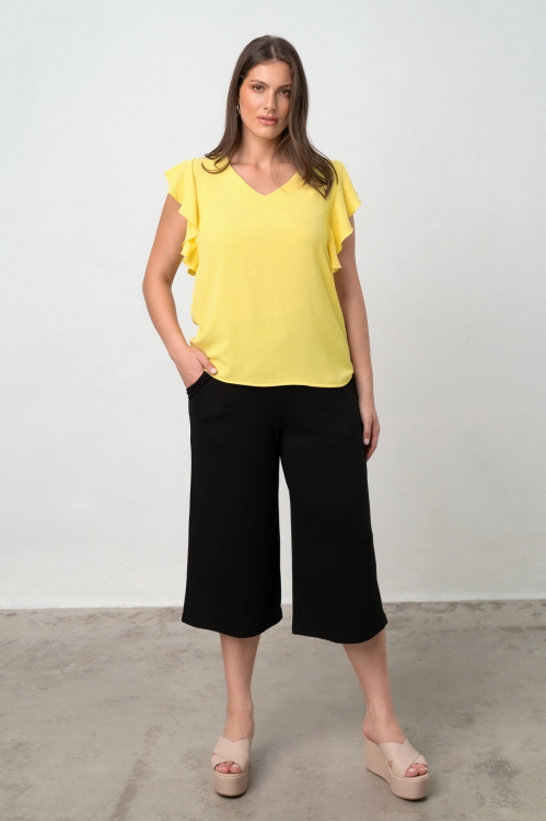 Ζιπ κιλότ με τσέπες- 5040