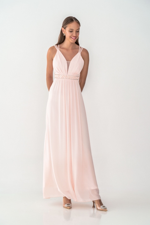 Φόρεμα αμπιγιέ με εξώπλατο- 8659