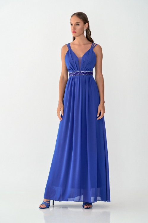 Φόρεμα αμπιγιέ με εξώπλατο- 8659B