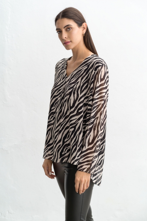 Μπλούζα zebra- 8196