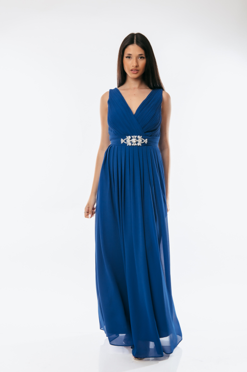Φόρεμα maxi με κόσμημα-1203