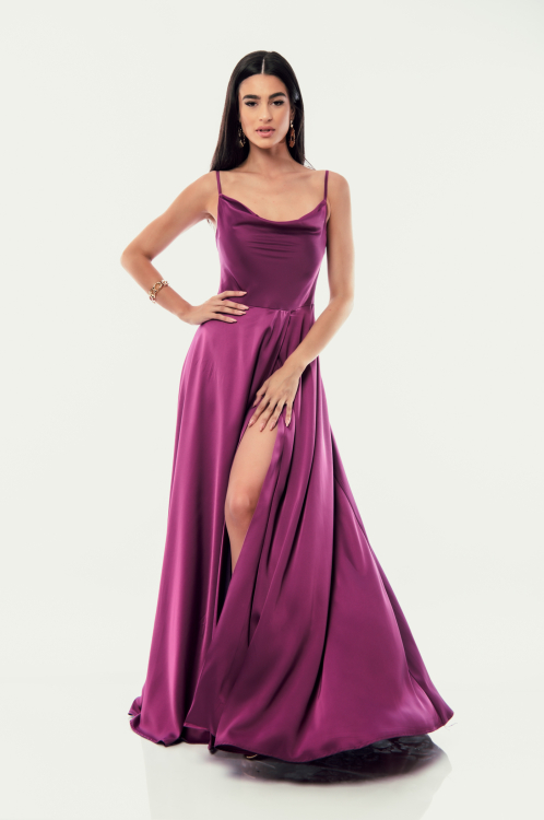 Φόρεμα αμπιγιέ ντραπέ-8952