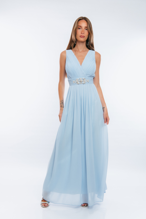 Φόρεμα maxi με κόσμημα-1203