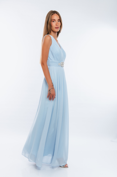 Φόρεμα maxi με κόσμημα-1203