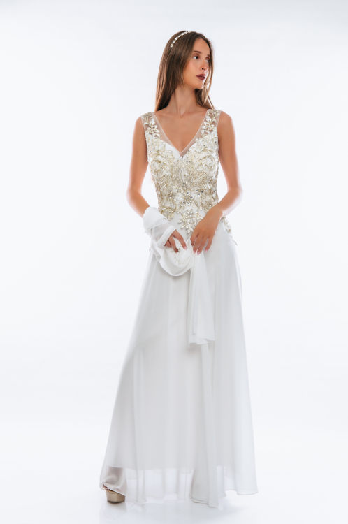 Φόρεμα με δαντέλα-Α278