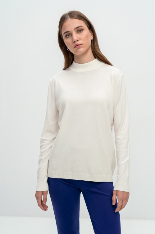 Πουλόβερ με χαμηλό ζιβάγκο-678