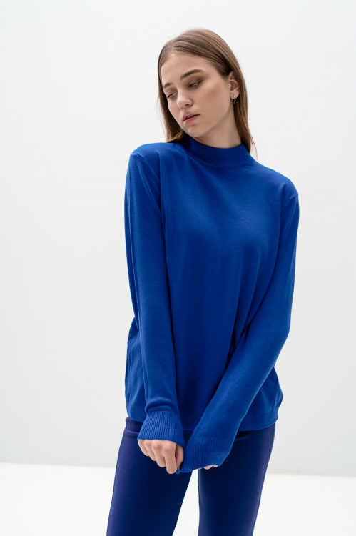 Πουλόβερ με χαμηλό ζιβάγκο plus size-678B