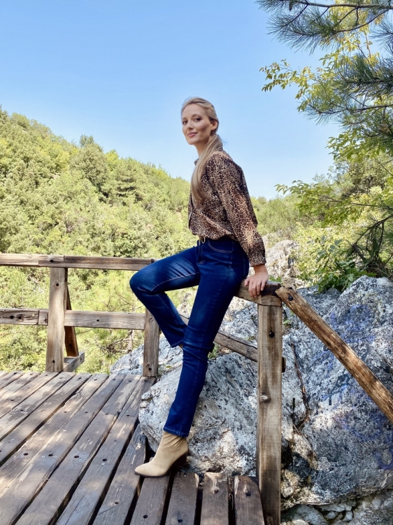 Τζιν σκουρόχρωμο ελαστικό- new collection-6970