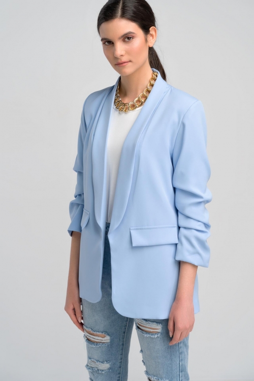 Σακάκι ίσια γραμμή plus size-1267