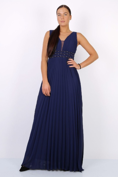 Φόρεμα maxi πλισέ-8739