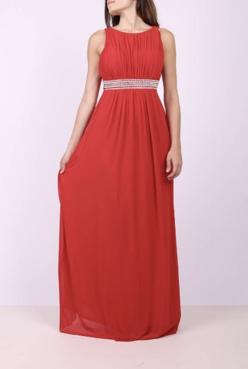 Φόρεμα αμπιγιέ με πέρλες-8108