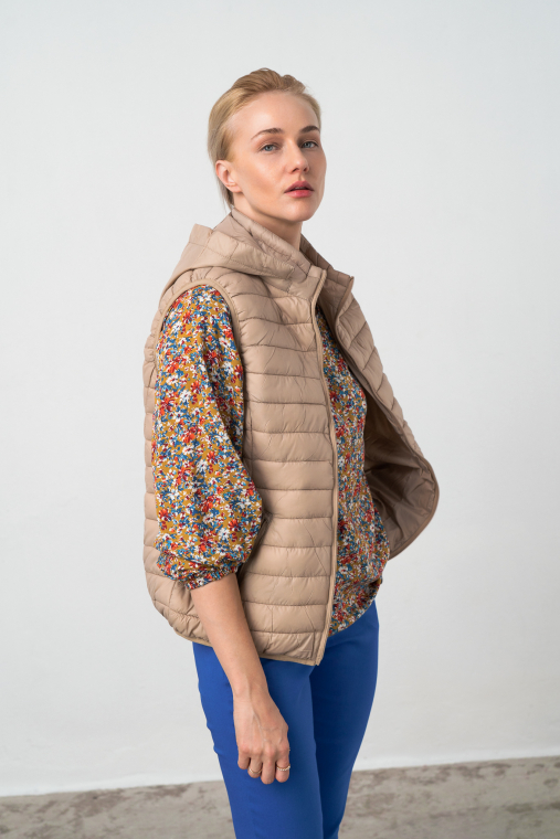 Γιλέκο με κουκούλα-Α2200