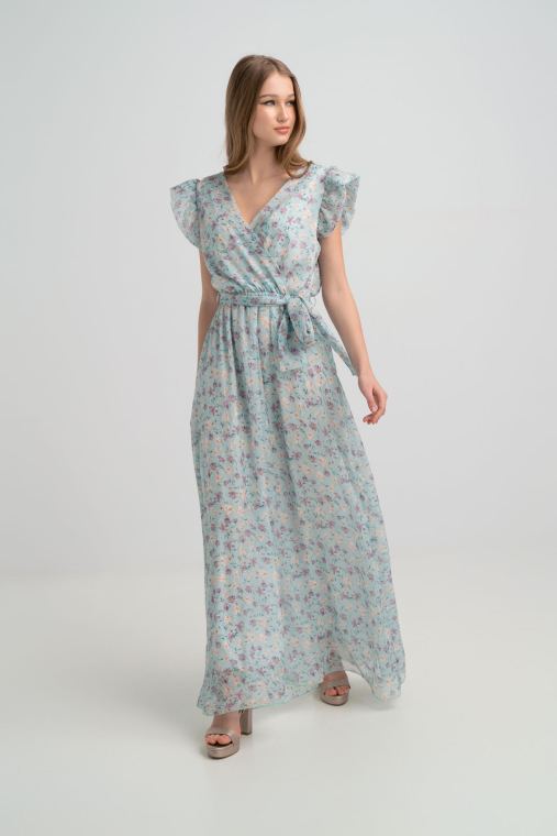 Φόρεμα maxi floral- 6039