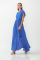 Φόρεμα maxi κρουαζέ με σκίσιμο-6031Β