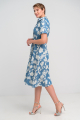Φόρεμα midi κοντομάνικο-2266B