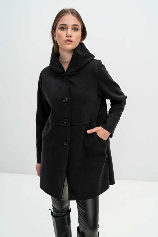 Παλτό με κουκούλα-3072M