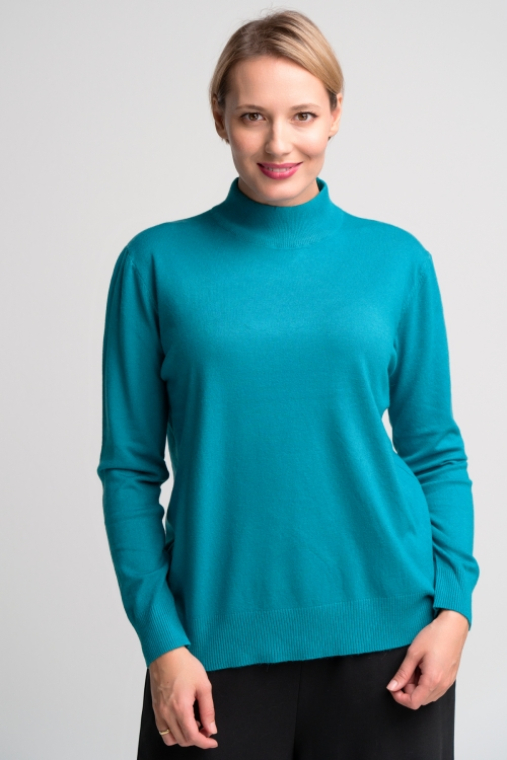 Πουλόβερ με χαμηλό ζιβάγκο plus size-678B