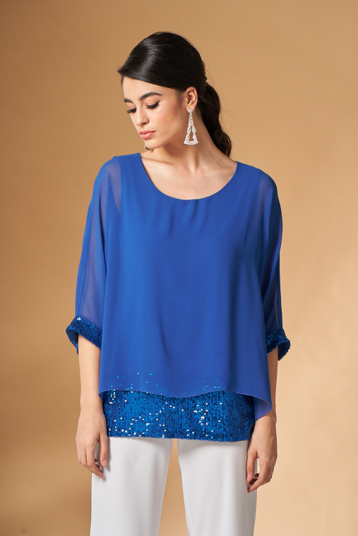 Μπλούζα με πούλιες-8081