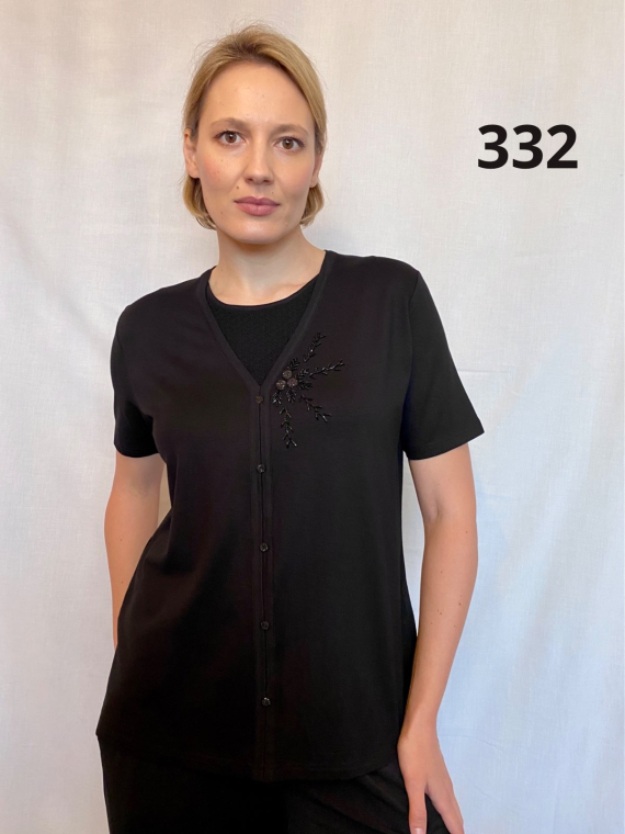 Μπλούζα με στρας-332