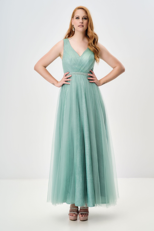 Φόρεμα maxi αμπιγιέ-9248