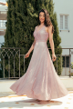 Φόρεμα maxi με glitter-1823A