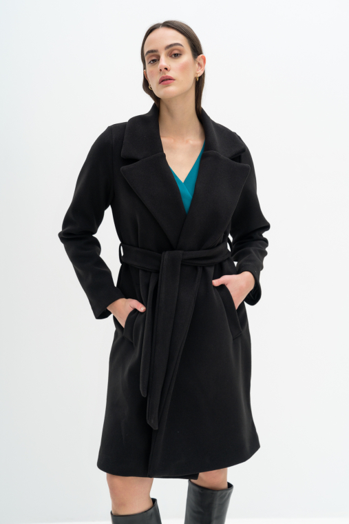 Παλτό με ζώνη- 8261