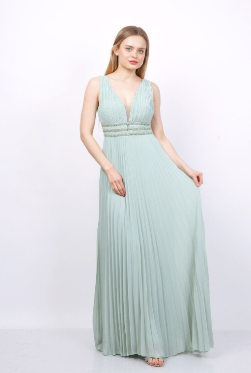 Φόρεμα maxi πλισέ-8739