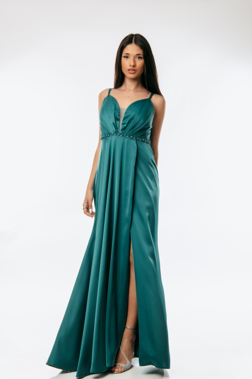 Φόρεμα αμπιγιέ σατέν-8923