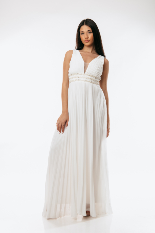 Φόρεμα maxi πλισέ-8738 