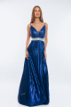 Φόρεμα μεταλιζέ πλισέ-16012