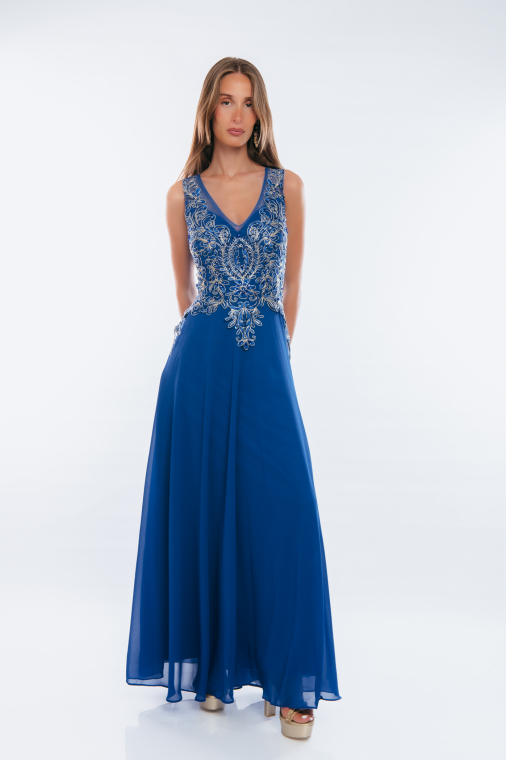 Φόρεμα με δαντέλα-Α278