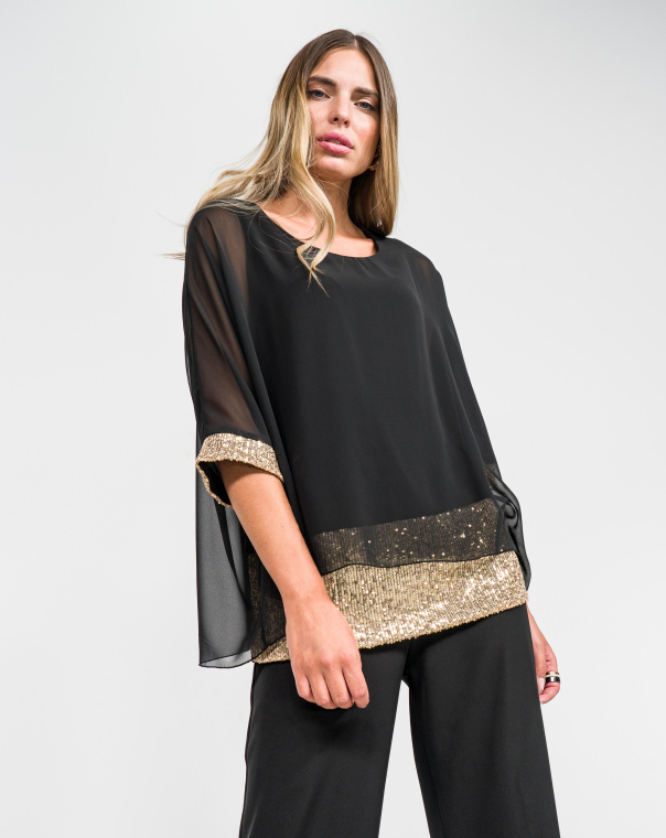 Πουκαμίσα με παγιέτες-8081