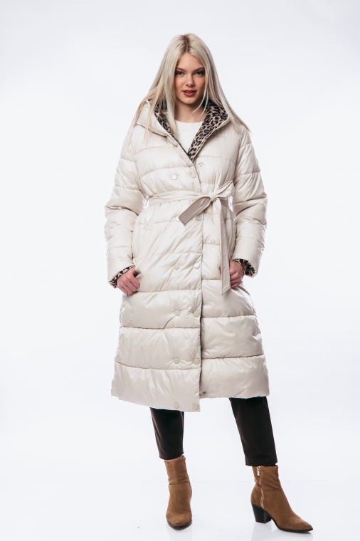 Μπουφάν μακρύ διπλής όψεως-65031