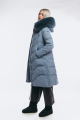 Μπουφάν σιέλ μακρύ-22100