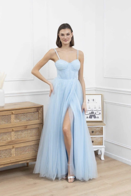 Φόρεμα αμπιγιέ με μπούστο-9403