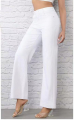 Γυναικείο Ψηλόμεσο Λευκό Τζιν Παντελόνι σε Wide-Leg Γραμμή-MG7332/84