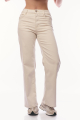 Ψηλόμεσο Jean Παντελόνι σε Μπεζ Απόχρωση & Straight Γραμμή-4478