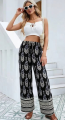 Γυναικεία Αέρινη Παντελόνα με Ethnic Σχέδια Paisley-WF2901