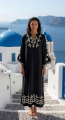 Μάξι Καφτάνι με Ethnic Κεντήματα & Καμπάνα Μανίκια-83927