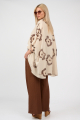 Γυναικείο Oversized Λευκό Πουκάμισο με Floral Κεντήματα-CL128