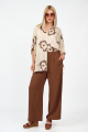 Γυναικείο Oversized Λευκό Πουκάμισο με Floral Κεντήματα-CL128
