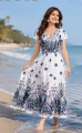 Αέρινο Midi Φόρεμα με Floral & Paisley Μοτίβο-A26518