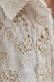 Off-White Broderie Πουκάμισο Με Φλοράλ Κέντημα & Μακρύ Μανίκι-26116