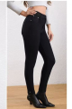 Ψηλόμεσο Skinny Μαύρο Τζιν Παντελόνι-MG7782B/84