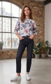 Πουλόβερ Με Floral Μοτίβο Ακουαρέλας & Πούλιες-JD50346