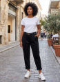 Animal Print Παντελόνι Slouchy Με Ζώνη-51376