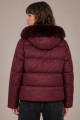 Κοντό Καπιτονέ Μπουφάν Με Κουκούλα Faux Fur & Κορδόνι Σύσφιξης-A26902